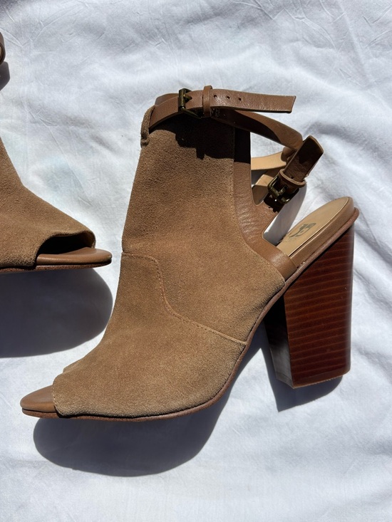 Joe's Jeans Shoes - Joe’s Jeans Suede Block Heel Sandals | Boho Neutral Heels